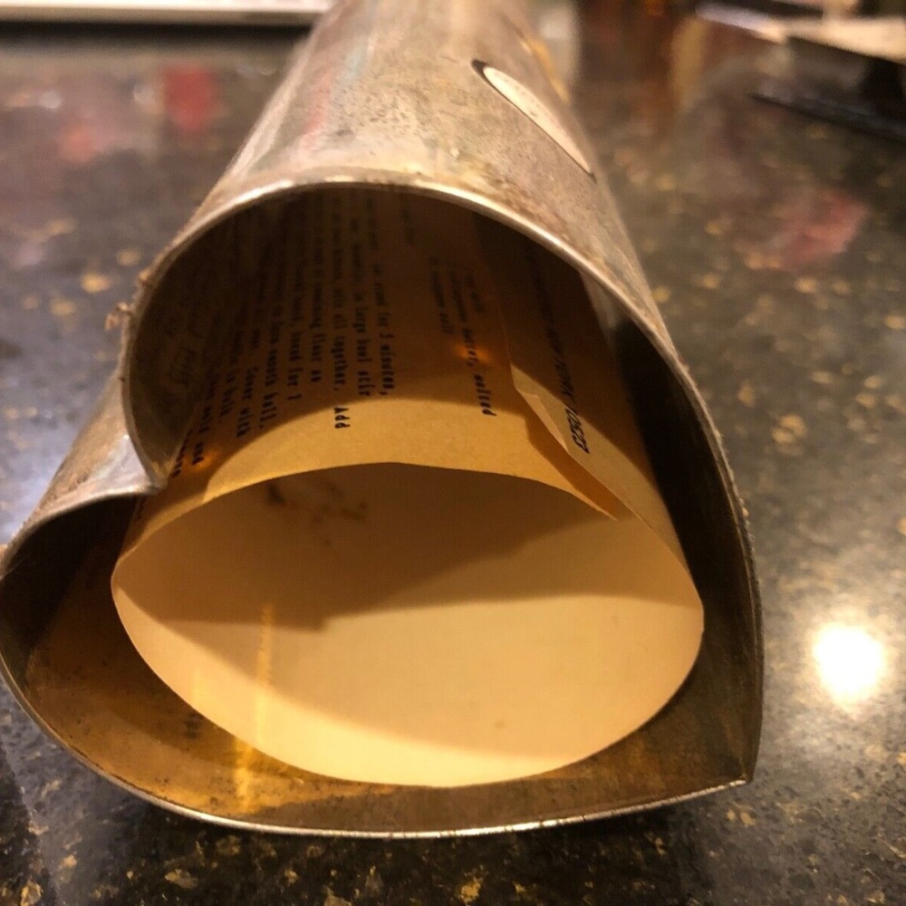 vtg 1983 rowoco bake-ware valtrompia bread & cake mold/ heart